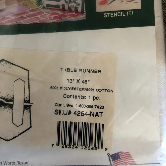 Vtg NOS Table Runner Kit - Picture 4 of 6